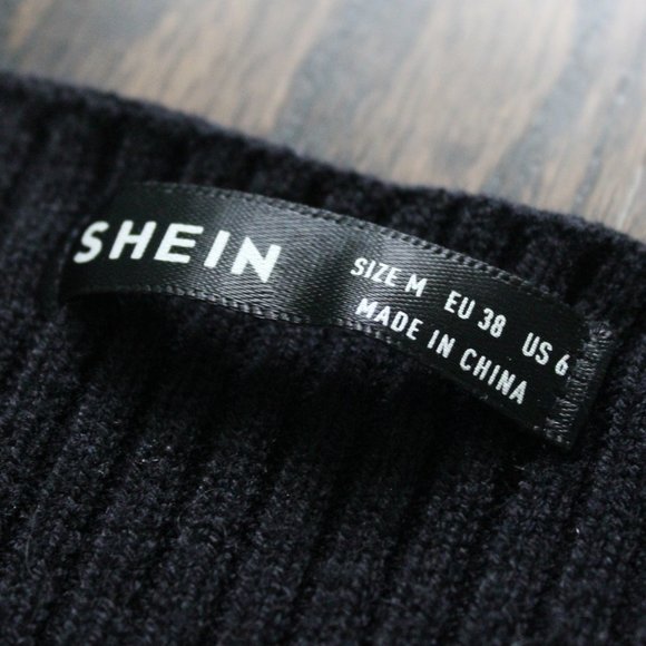 Shein Tie Front Rib-knit Cardigan - Picture 4 of 4